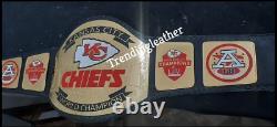 Kansas city chiefs super bowl championship Replica Football fan belt Adult Size