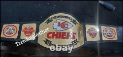 Kansas city chiefs super bowl championship Replica Football fan belt Adult Size