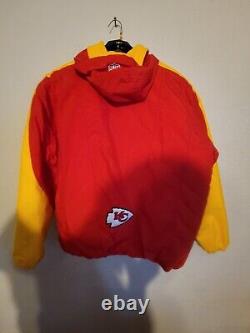 Kansas city nike vintage puffer? Sz L SUPER BOWL CHIEFS I SHIP IN JUST SECONDS