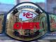 Kc Kansas City Chiefs Nfl Super Bowl Championship Belt Adult Size 2mm Metal