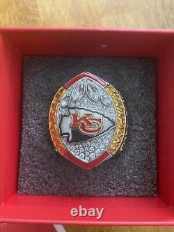 Kc Kansas City Chiefs Super Bowl Ring Paperweight 2024 Season Ticket Member Gift