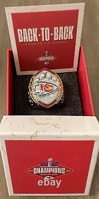 Kc Kansas City Chiefs Super Bowl Ring Paperweight 2024 Season Ticket Member Gift