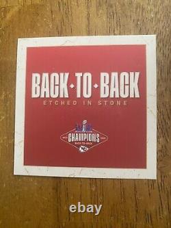 Kc Kansas City Chiefs Super Bowl Ring Paperweight 2024 Season Ticket Member Gift