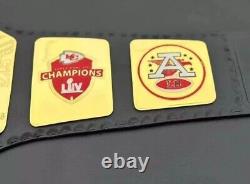 Kc Kansas City Chiefs Superbowl NFL Championship Title Belt Adult Size 2mm Brass