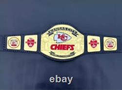Kc Kansas City Chiefs Superbowl NFL Championship Title Belt Adult Size 2mm Brass