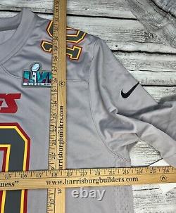 LARGE Pacheco 10 Chiefs Nike Super Bowl 57 Patch Atmosphere Gray Jersey NWT