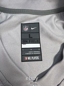 LARGE Pacheco 10 Chiefs Nike Super Bowl 57 Patch Atmosphere Gray Jersey NWT
