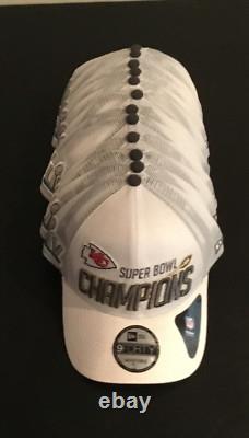 LOT (10) Kansas City Chiefs 2020 New Era Super Bowl Champions Locker Room Hat