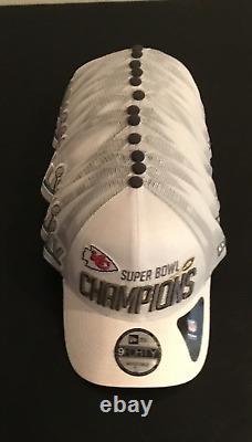 LOT (12) Kansas City Chiefs 2020 New Era Super Bowl Champions Locker Room Hat