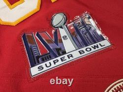 Large 44 Mahomes #15 Super Bowl LVIII 58 Vapor FUSE Elite Jersey Red Chiefs