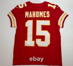 Large 44 Mahomes #15 Super Bowl LVIII 58 Vapor FUSE Elite Jersey Red Chiefs