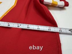 Large 44 Travis Kelce #87 Super Bowl LVIII 58 Vapor FUSE Elite Jersey Red Chiefs