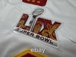 Large Chris Jones #95 Vapor FUSE Jersey Super Bowl LIX 59 Elite Quality Chiefs