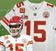 Large Patric Mahomes #15 Vapor Fuse Jersey Super Bowl Lix 59 Chiefs Authentic