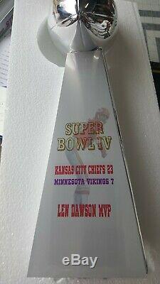 Lombardi REPLICA Kansas City Chiefs FOOTBALL SUPER BOWL TROPHY CHROME