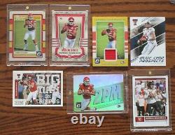 Lot Of 7 Patrick Mahomes Rookie Cards 2017 Kansas City Chiefs Mvp Super Bowl