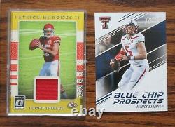 Lot Of 7 Patrick Mahomes Rookie Cards 2017 Kansas City Chiefs Mvp Super Bowl