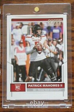 Lot Of 7 Patrick Mahomes Rookie Cards 2017 Kansas City Chiefs Mvp Super Bowl