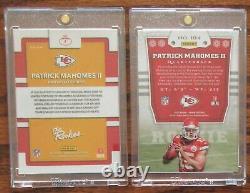 Lot Of 7 Patrick Mahomes Rookie Cards 2017 Kansas City Chiefs Mvp Super Bowl