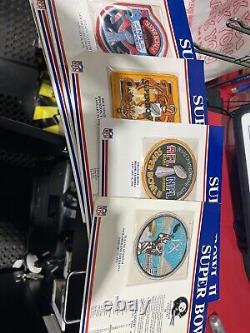 Lot Of NFL Super Bowl Champions Patches