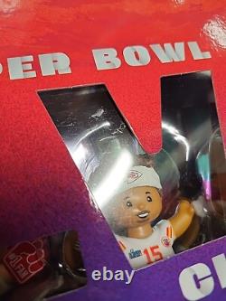 Lot of 2 Kansas City Chiefs Little People Super Bowl LVII And LVIII Error Set