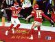 Mecole Hardman Signed Chiefs Mahomes Super Bowl Lviii 8x10 Photo With Sb Gw Td