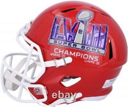 Mecole Hardman Jr. Chiefs Signed Riddell Super Bowl LVIII Champs Replica Helmet