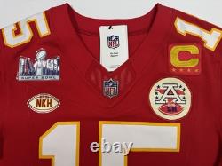 Medium 40 Mahomes #15 Super Bowl LVIII 58 Vapor FUSE Elite Jersey Red Chiefs