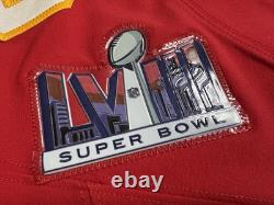 Medium 40 Mahomes #15 Super Bowl LVIII 58 Vapor FUSE Elite Jersey Red Chiefs