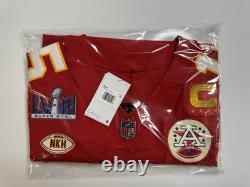 Medium 40 Mahomes #15 Super Bowl LVIII 58 Vapor FUSE Elite Jersey Red Chiefs