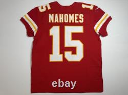 Medium 40 Patrick Mahomes #15 Vapor Elite Jersey Red Super Bowl 54 LIV Chiefs