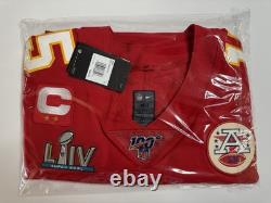 Medium 40 Patrick Mahomes #15 Vapor Elite Jersey Red Super Bowl 54 LIV Chiefs
