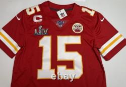 Medium Patrick Mahomes Vapor Limited Jersey Super Bowl LIV 54 Stitched Chiefs