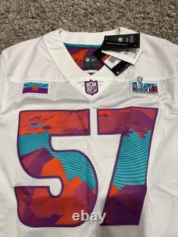 Men's Nike Super Bowl LVII 57 Limited Anthracite Jersey Large Chiefs