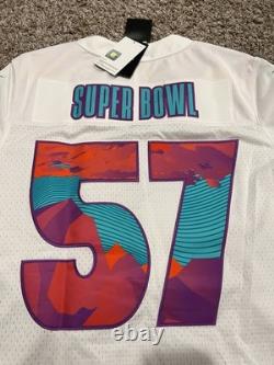 Men's Nike Super Bowl LVII 57 Limited Anthracite Jersey Large Chiefs