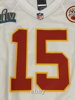 Men's PATRICK MAHOMES Kansas City Chiefs SUPER BOWL LIV Nike Game Jersey XXL