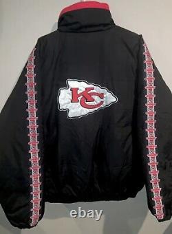 Men's Vintage Kansas City Chiefs Jacket/Coat NFL Game Day by Phenom Size XL