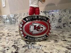 NEW Travis Kelce KC Chiefs Super Bowl LVII Champion Ring Bighead Bobble 17/157