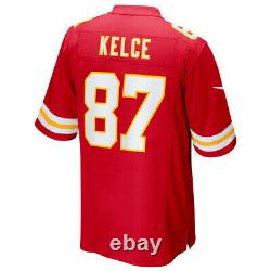 NEW Travis Kelce Kansas City Chiefs Nike 2020/21 Super Bowl LV Bound Game Jersey
