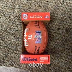 NFL Authentic Leather Wilson The Duke Football Super Bowl LVIII Chiefs 49ers