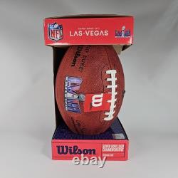 NFL Authentic Leather Wilson The Duke Football Super Bowl LVIII Chiefs Vs 49ers
