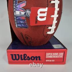NFL Authentic Leather Wilson The Duke Football Super Bowl LVIII Chiefs Vs 49ers