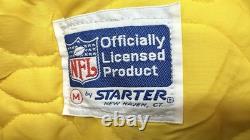 NFL Kansas City Chiefs Satin Bomber Starter Jacket Medium Youth Super Bowl Champ