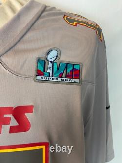 NFL Mens KC Chiefs Patrick Mahomes Super Bowl LVII #15 Jersey Gray Size XXL