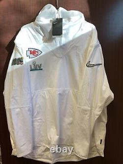 NFL Nike On-Field Super Bowl LIV 54 Kansas City Chiefs Media Jacket/Vest 2XL NWT