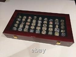 NFL Super Bowl Complete Championship Rings Football Memorabilia Collection x60