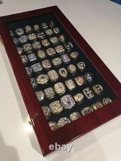 NFL Super Bowl Complete Championship Rings Football Memorabilia Collection x60