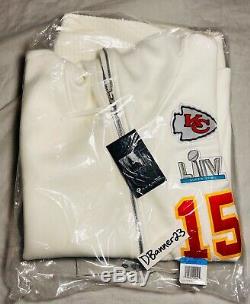 NFL Super Bowl LIV 54 Mahomes 15 Kc Chiefs Nike Media Sideline Showout Hoodie M