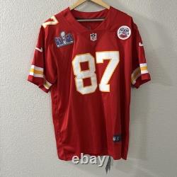 NFL Super Bowl LVIII Kansas City Chiefs Travis Kelce #87 Jersey M Red NWT