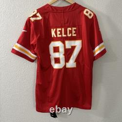 NFL Super Bowl LVIII Kansas City Chiefs Travis Kelce #87 Jersey M Red NWT